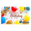 Happy Birthday Gift Card $5-$500 - $10