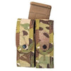 High Speed Gear Duty Staggered Double Pistol TACO Magazine Holder &#8211; Multicam, Covered -
