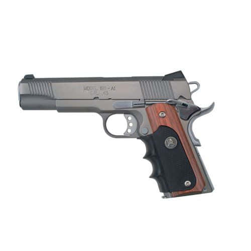 Pachmayr American Legend Colt 1911 Grips with Finger Grooves Wood in Rosewood or Charcoal – Rosewood -