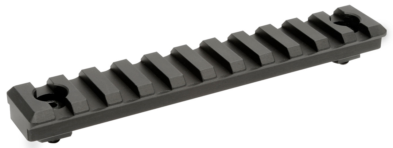 Midwest Industries 1913 Milspec Aluminum Rail Section, M-LOK 11 Slot Rail for secure mounting, hard coat anodized finish.