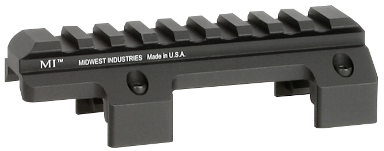 Midwest Industries HK MP5 Picatinny rail, durable 6061 aluminum, easy no gunsmith install, made in the USA.