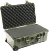 Pelican Products 1510 Carry-On Case &#8211; OD Green, Foam -