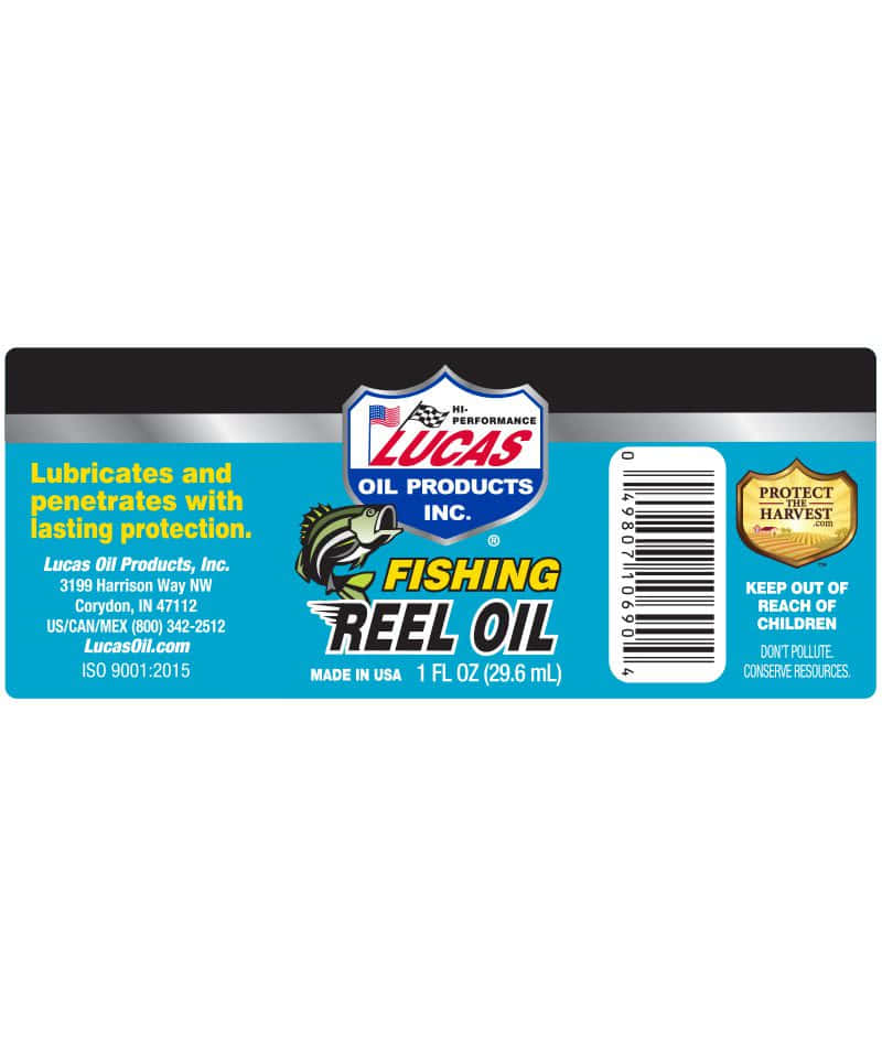 Lucas Oil Fishing Reel Oil - 1 oz. - Tackle Boxes & Bags
