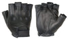 Damascus Half-Finger Leather Driving Gloves - Clothing &amp; Accessories