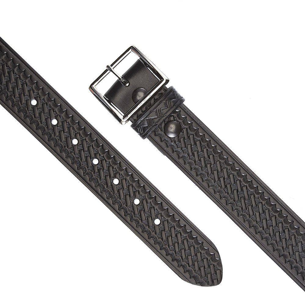 Aker Leather Garrison Pant Belt 1.75" Basket Weave / 44 Aker Leather Garrison Pant Belt 1.75" Basket Weave / 44
