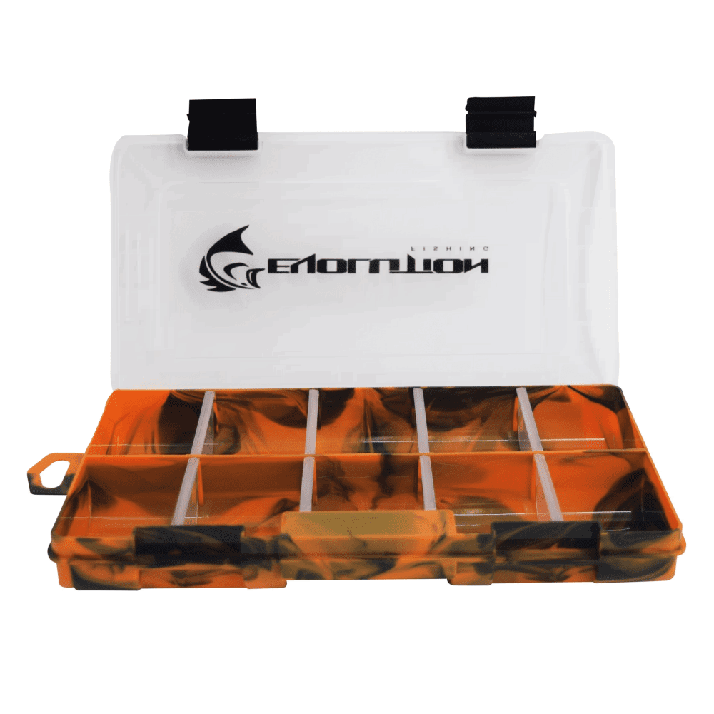 Evolution Outdoor Drift Series 3500 Colored Tackle Tray - Orange