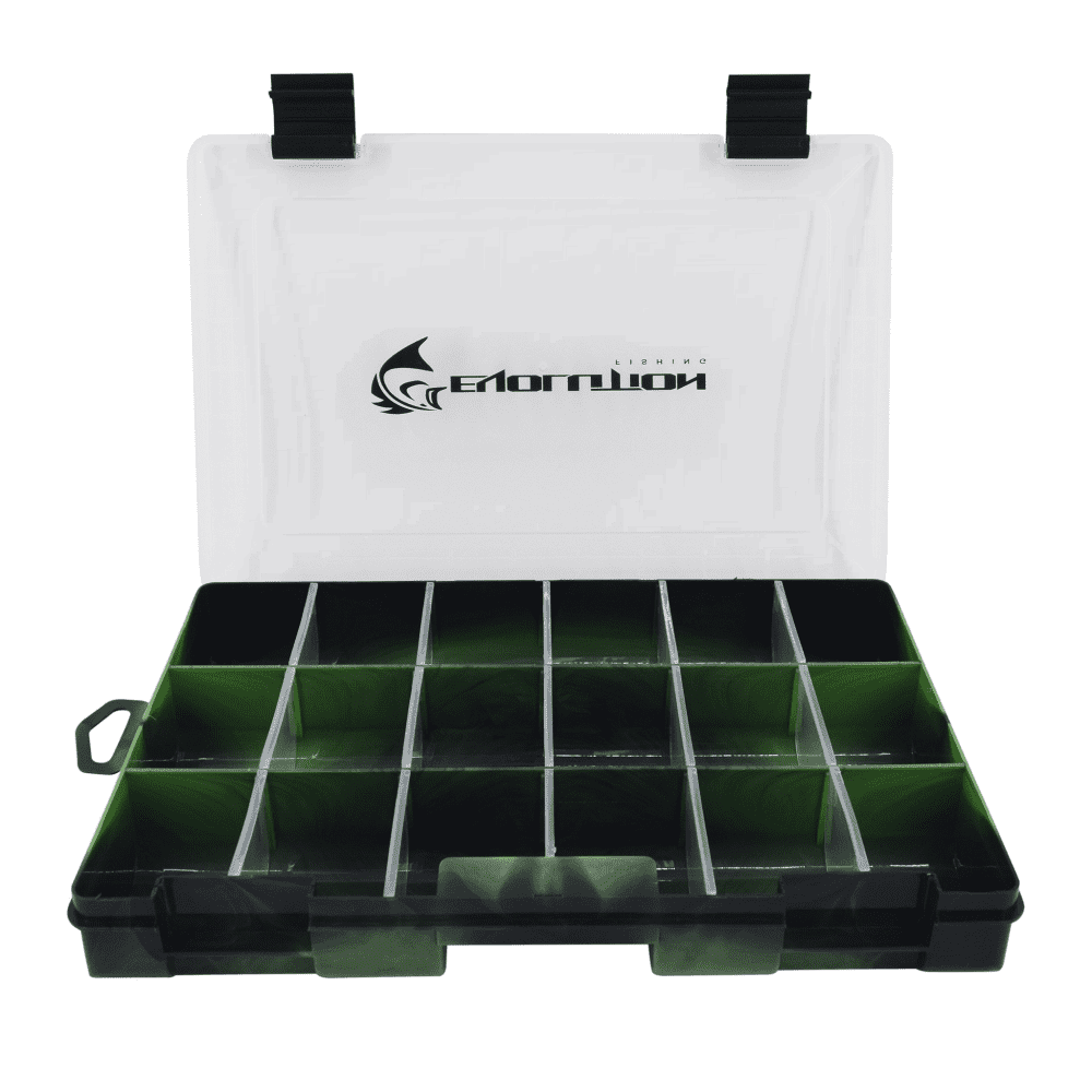 Evolution Outdoor Drift Series 3600 Colored Tackle Tray - Green