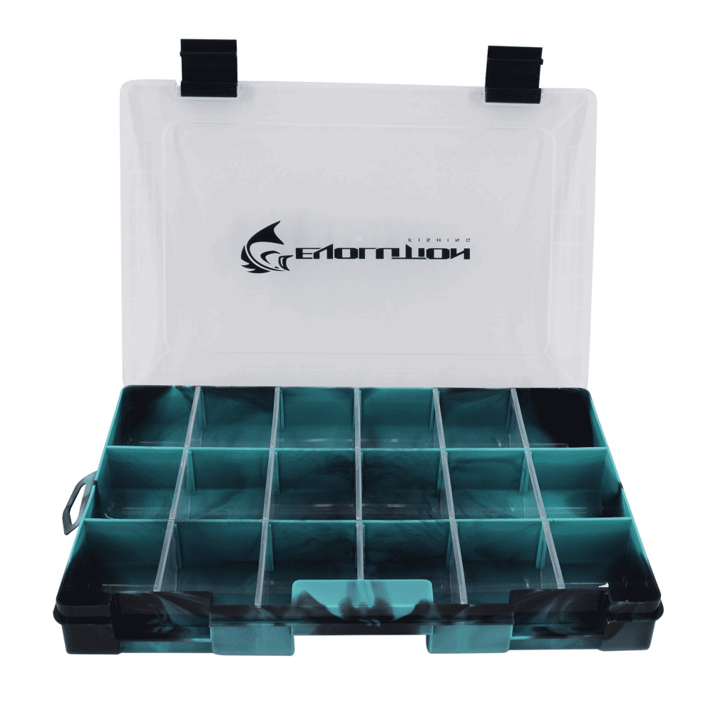 Evolution Outdoor Drift Series 3600 Colored Tackle Tray - Seafoam