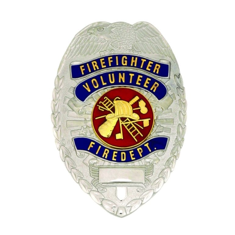 Volunteer Firefighter Uniform Badge - Badges & Accessories