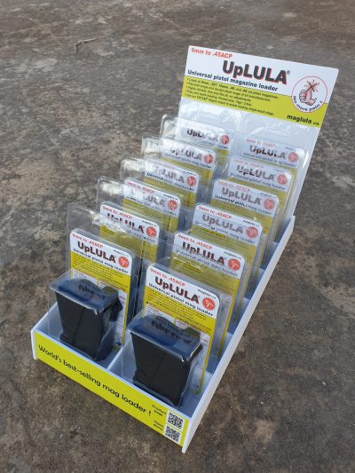 Maglula Counter-top display tray for holding 12 x UpLULA loaders PDQ12UP - Shooting Accessories