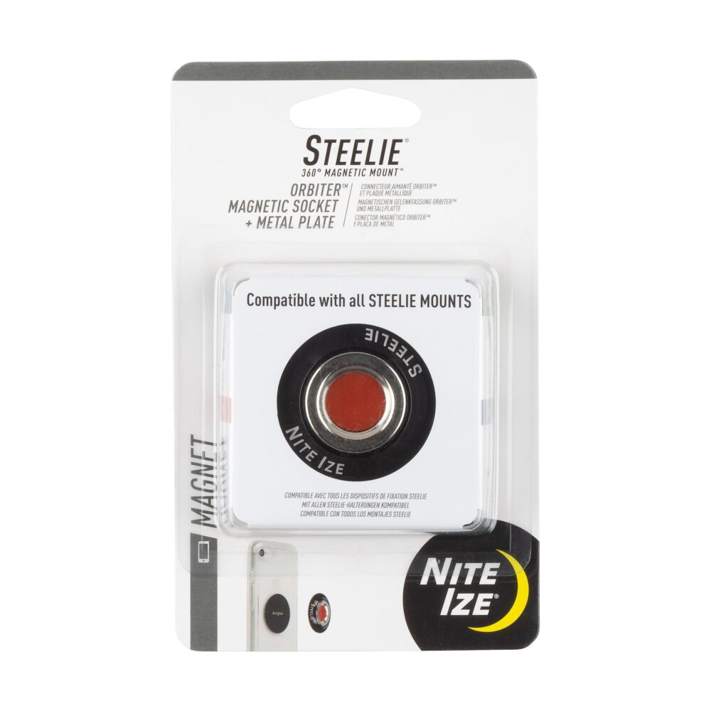 Nite Ize Steelie Orbiter Magnetic Socket + Metal Plate - Survival & Outdoors