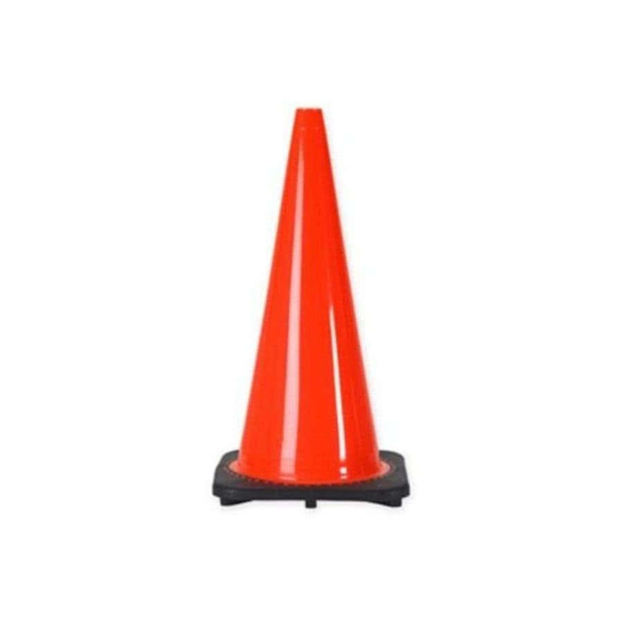 Pro-Line Traffic Safety Traffic Cone with Black Base - 28'' 125404000 - Bags & Packs