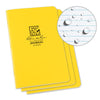 Rite in the Rain Fabrikoid Stapled Notebook - 4.625 x 7 Journal - 3 Pack 391FX - Newest Arrivals