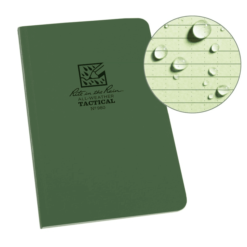Rite in the Rain Field Book - Green 980 - Notepads, Clipboards, & Pens