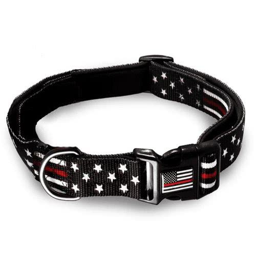 Thin Blue Line Dog Collar Stars & Stripes - K-9 Gear