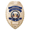 First Class Private Security Gold Shield Badge - Stock Uniform Badges