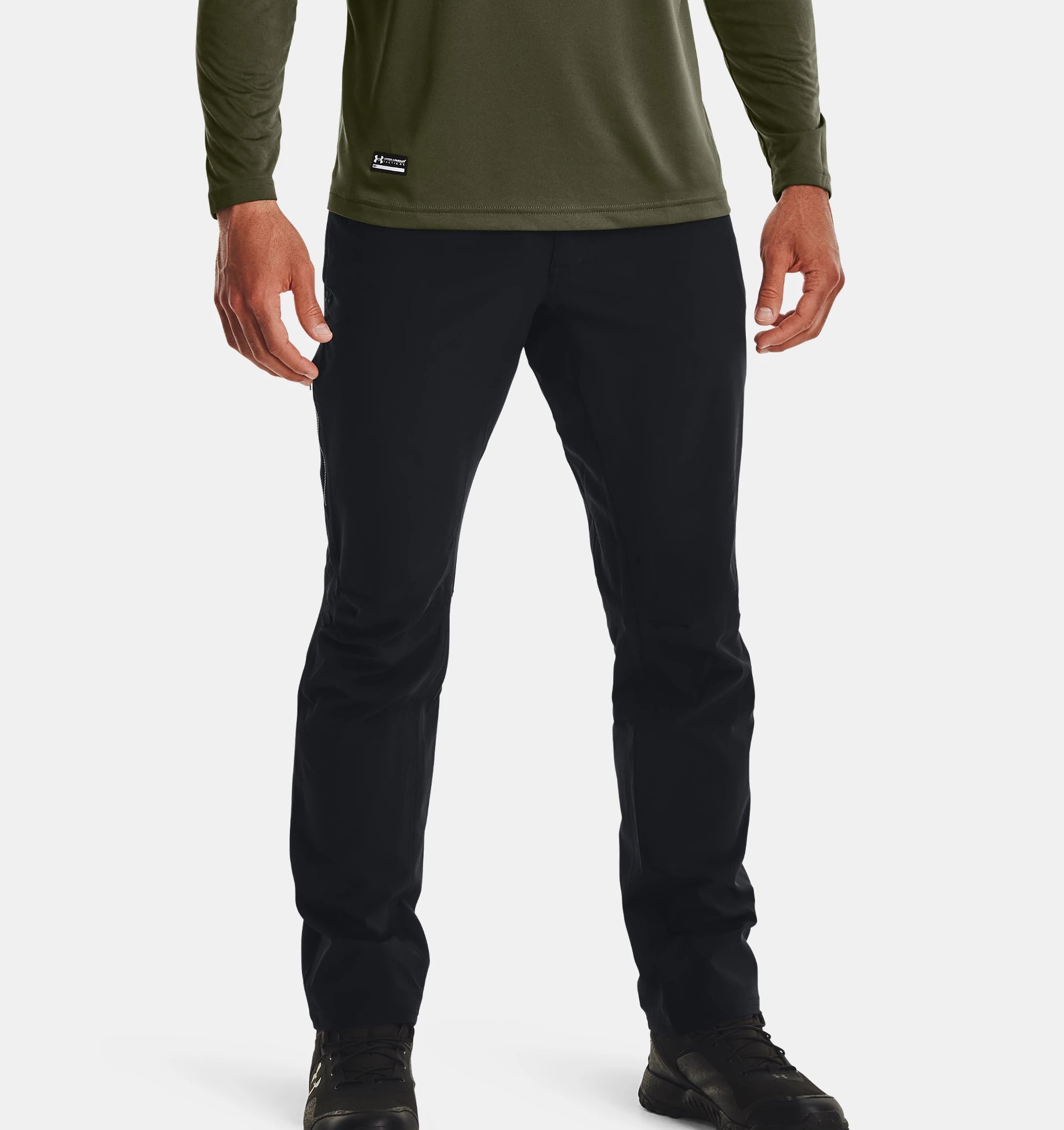 Men's under armour loose fit pants sales