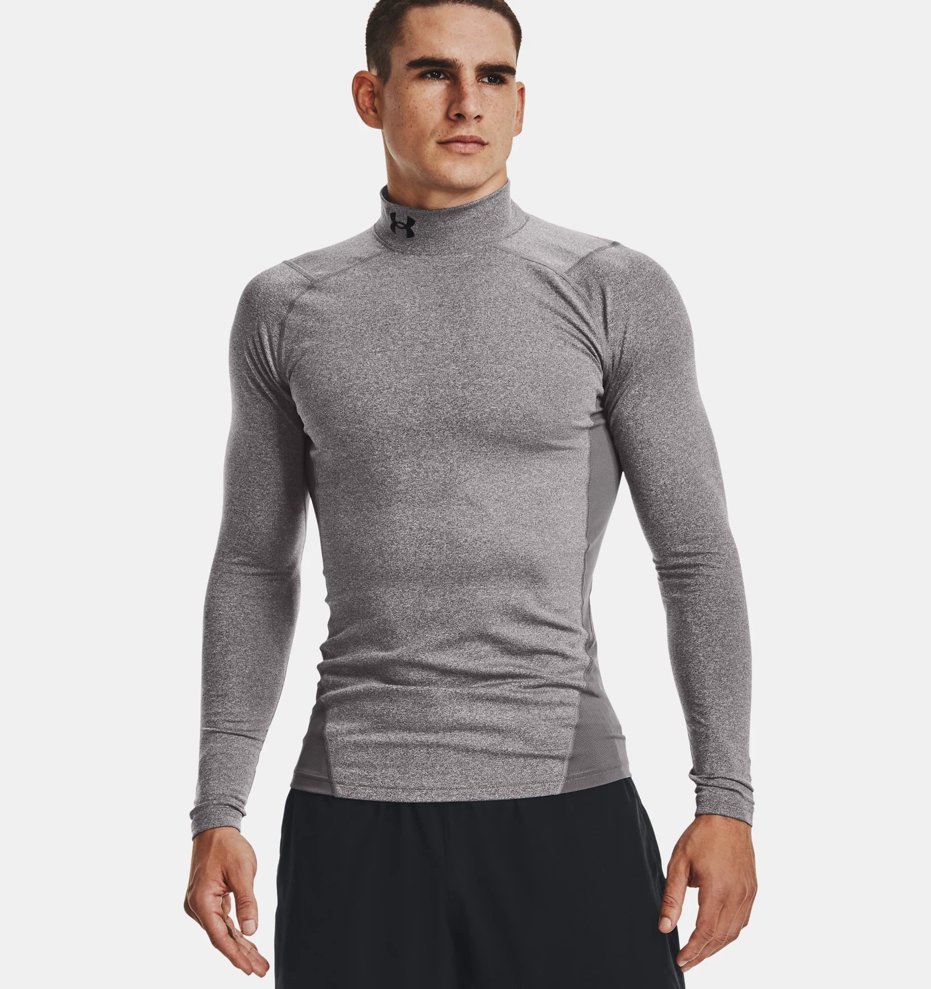 Under Armour Men s ColdGear Compression Mock Royal White 3XL