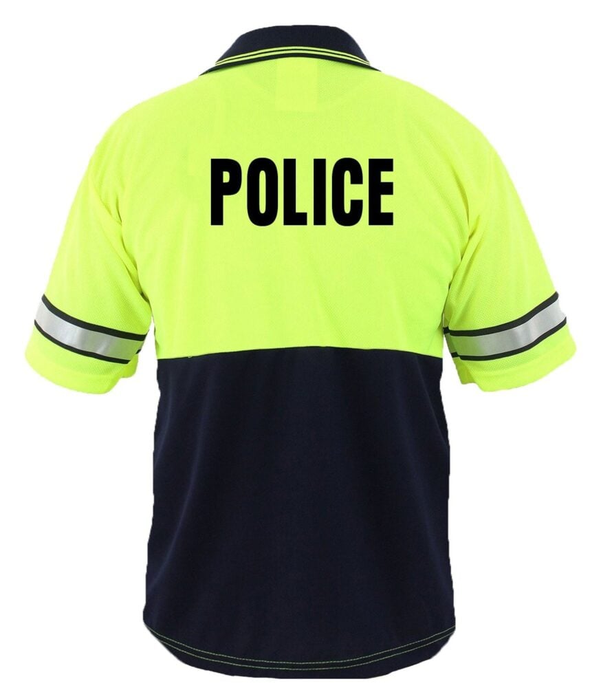 First Class Uniforms High-Visibility Bike Patrol Polo Shirt - Bike Patrol Clothing