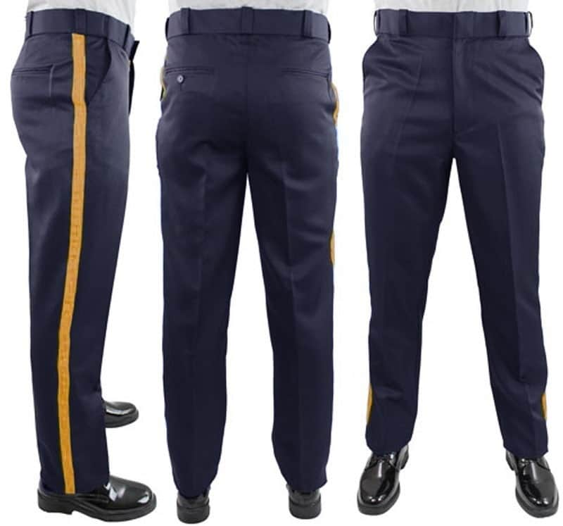 First Class Uniforms Striped Polyester Uniform Pants/Slacks - Clothing & Accessories