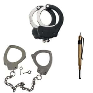 RESTRAINTS - Handcuffs, Leg Irons, Transportation Restraints