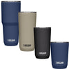 Collection of CamelBak tumbler, patriotic glass mug, and stylish cooler bag for outdoor adventures.