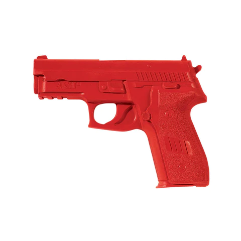 ASP Red Gun Training Replica for safe law enforcement training, lightweight and realistic design for injury prevention.