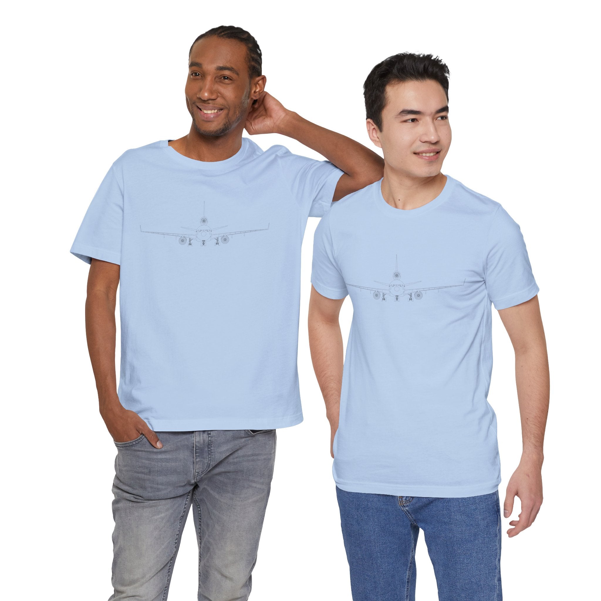 McDonnell Douglas MD-11 Unisex Soft Feel Jersey Short Sleeve Tee - Light Colors - Poly/Cotton