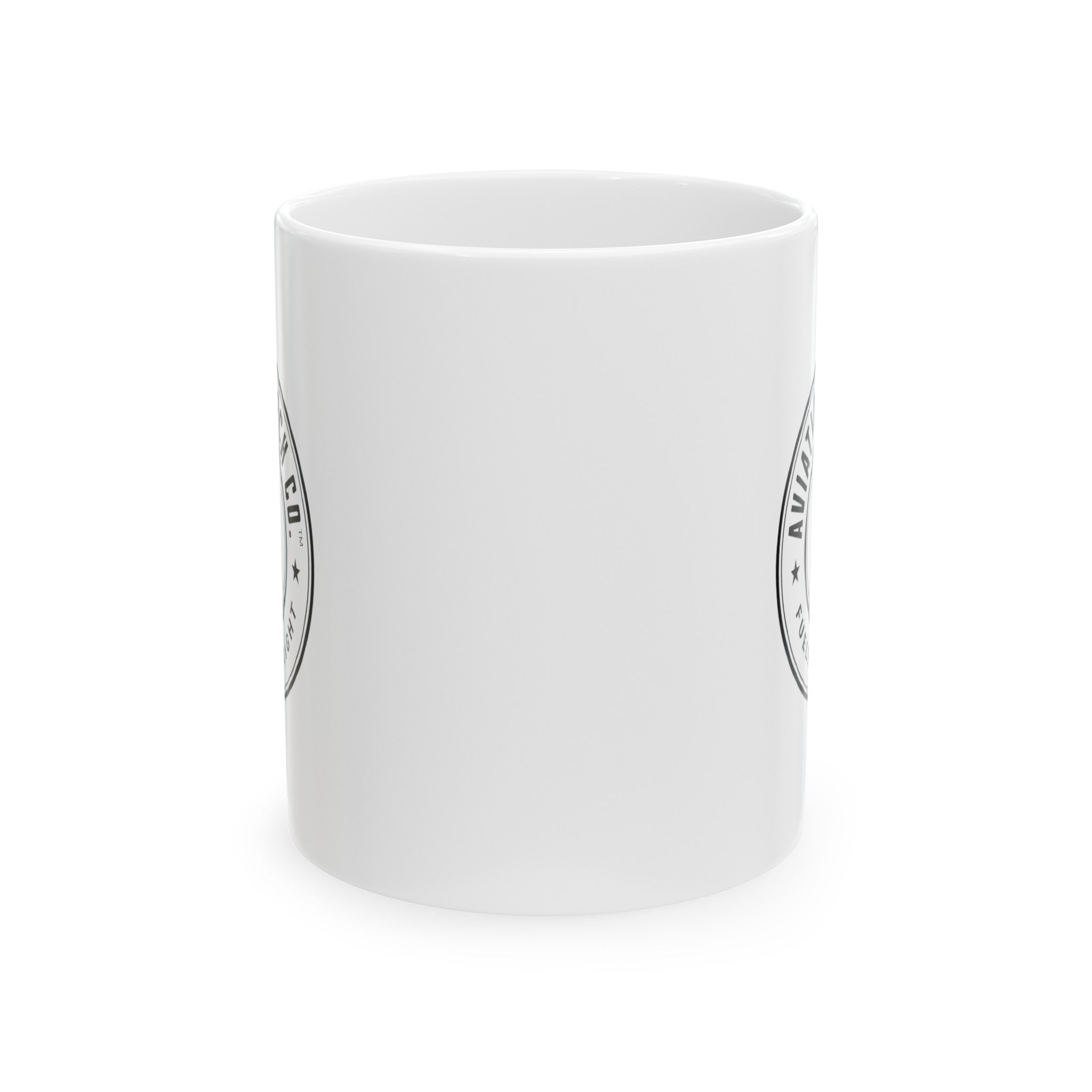 Aviation Merch Co. Logo Ceramic Mug, (11oz, 15oz)
