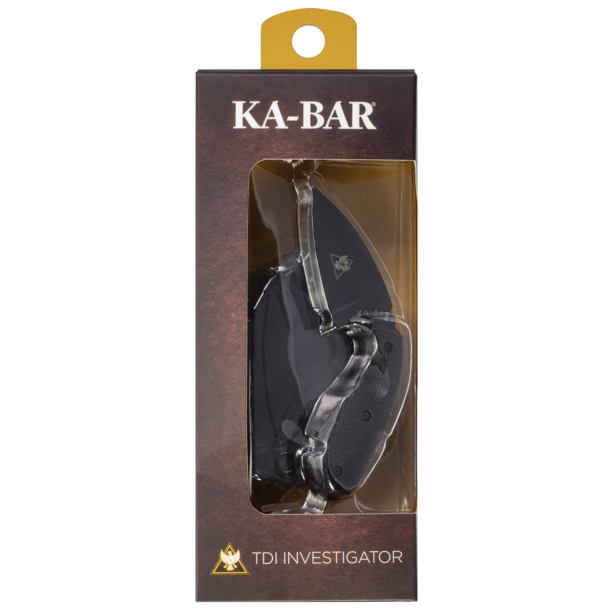Funda de plástico duro Ka-Bar Tdi Investigatorblack, Str Edge 1493