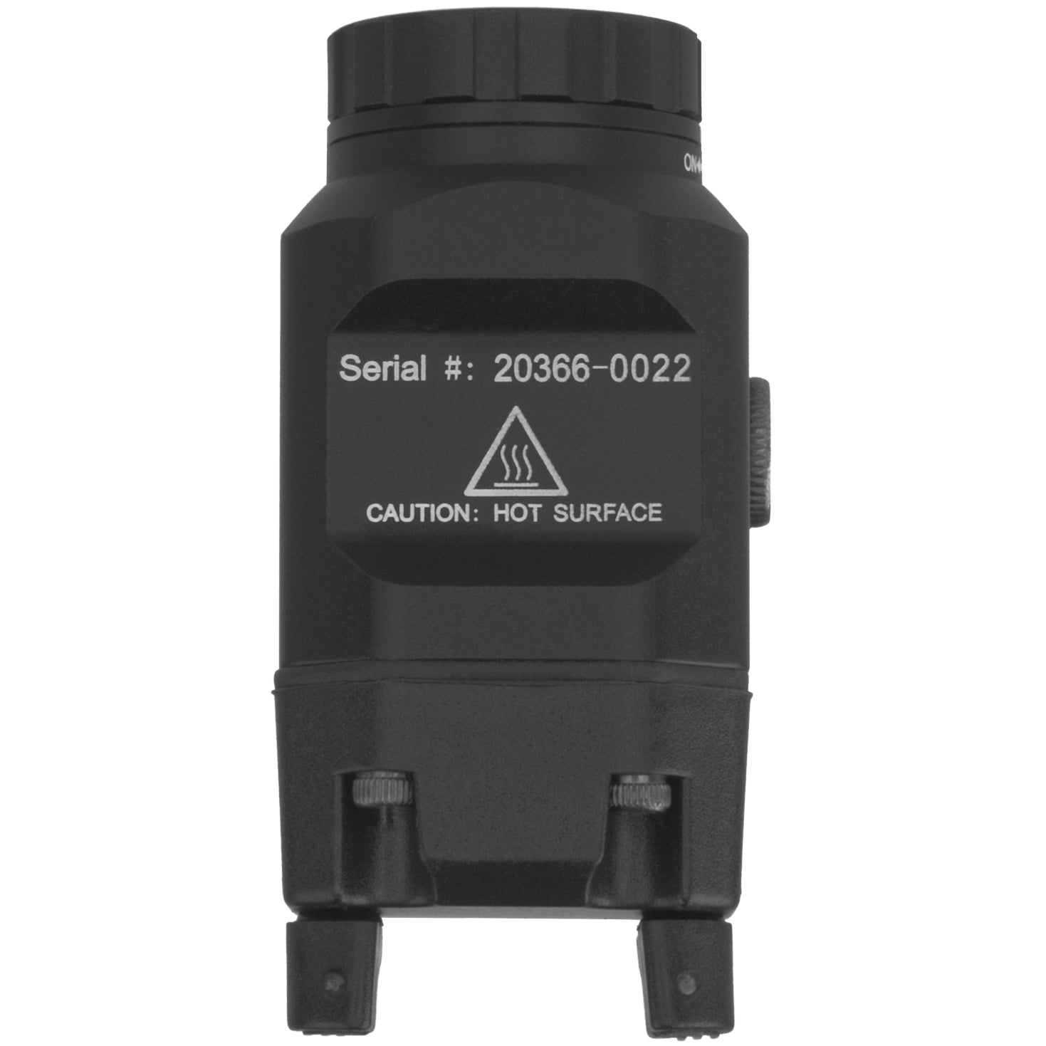 Nightstick TCM-550XL Compact Tactical Weapon Light 550 Lumens for Handguns Mounted Top View