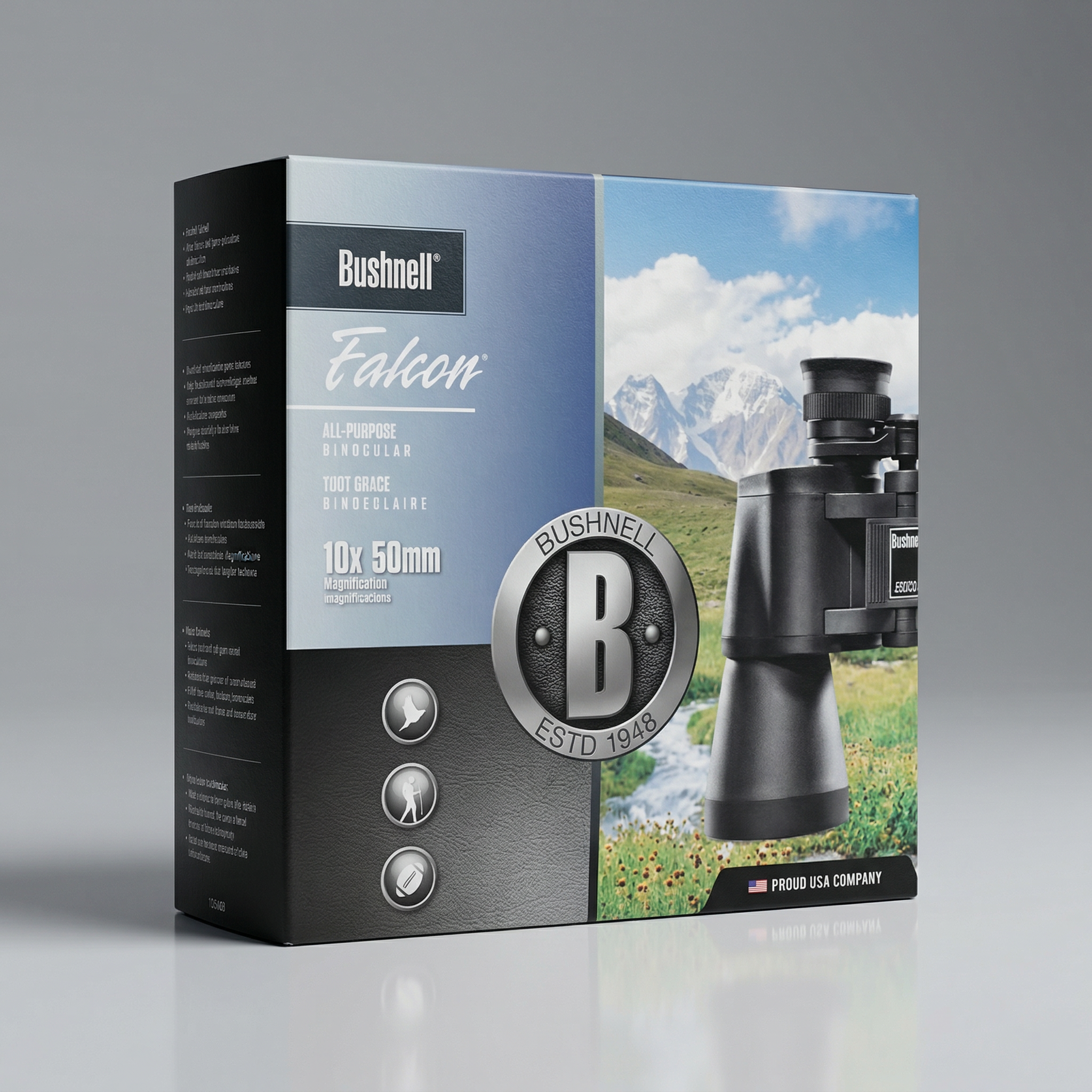 Bushnell Falcon 10x50 Binoculars with InstaFocus | 133450