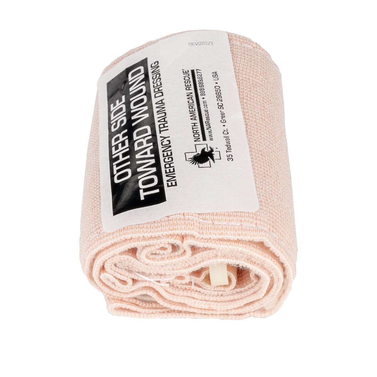 North American Rescue 4" Mini Emergency Trauma Dressing with C-Clip Closure 30-0179