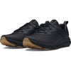 Under Armour Men's UA Charged Verssert Speckle 2 Running Shoes in black and gum, featuring breathable upper and durable outsole.