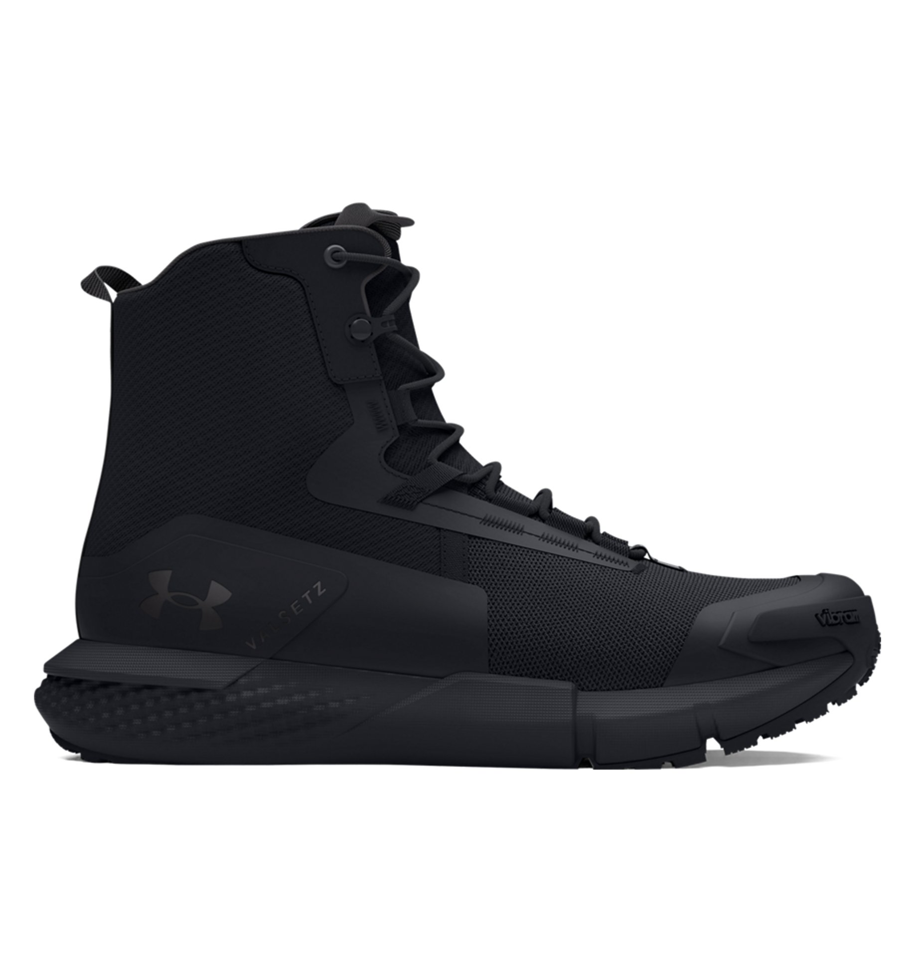 Under Armour Women's UA Valsetz Tactical Boots in black, featuring lightweight design and durable construction for comfort.