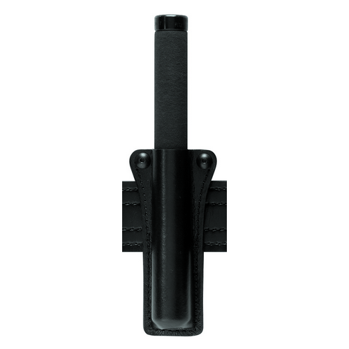 Safariland 35 Baton Holder designed for expandable batons, accommodating 16, 21, and 26-inch sizes in a sleek black finish.