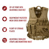 Rothco Cross-Draw MOLLE Coyote Brown Tactical Vest 4491