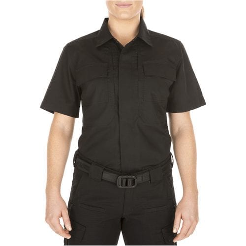 5.11 Tactical Women’s Taclite TDU Shirt 61025 – Black, L -