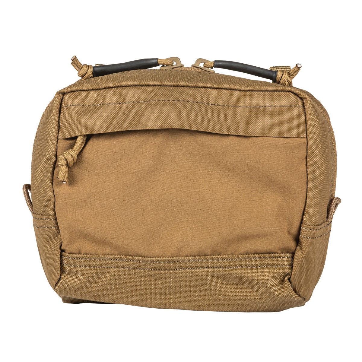 Brown tactical pouch on a white background