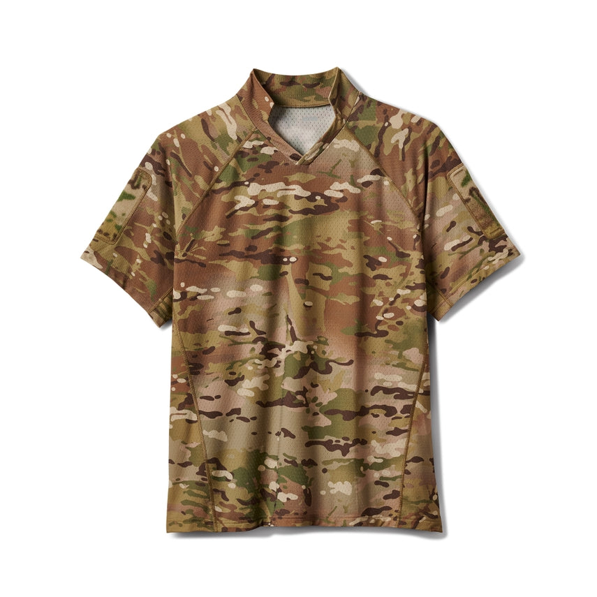 Camouflage shirt on a white background