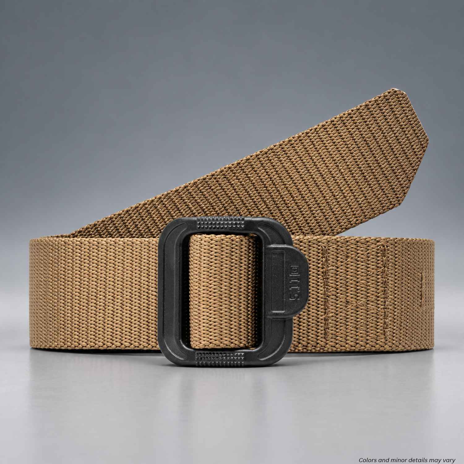 5.11 Tactical TDU Belt 59551 in Coyote nylon webbing with plastic buckle