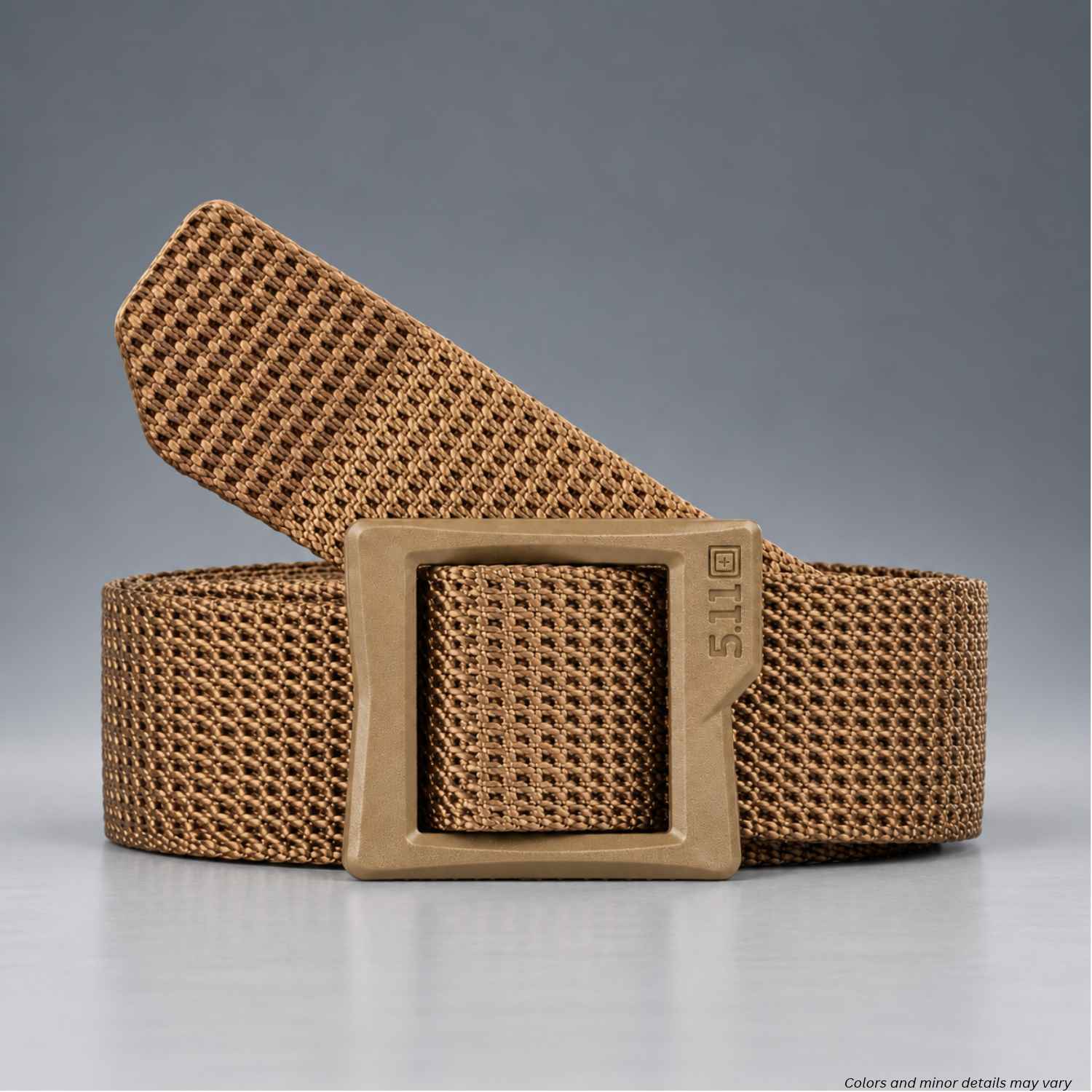 Kangaroo 5.11 TDU Low Pro Belt with tan nylon buckle and woven nylon webbing