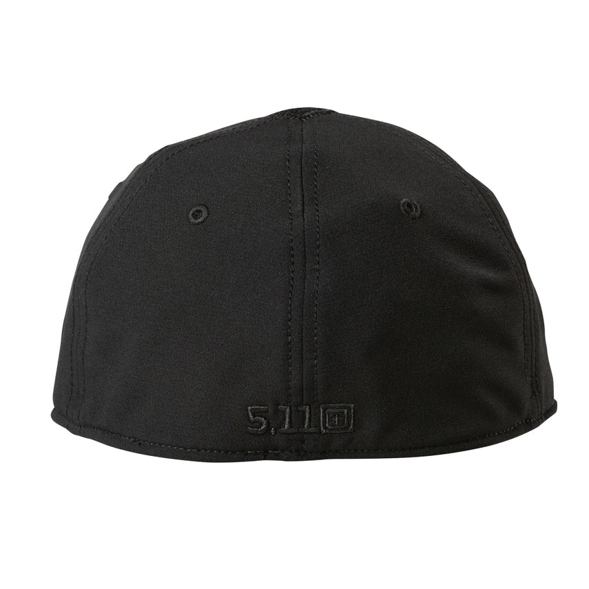 Black cap with 5.11 logo on a white background
