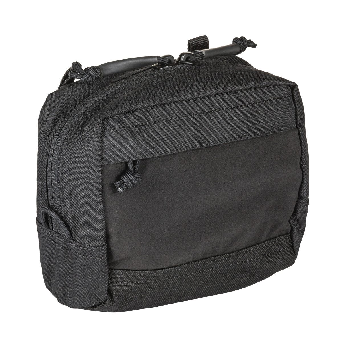 Black tactical pouch on a white background