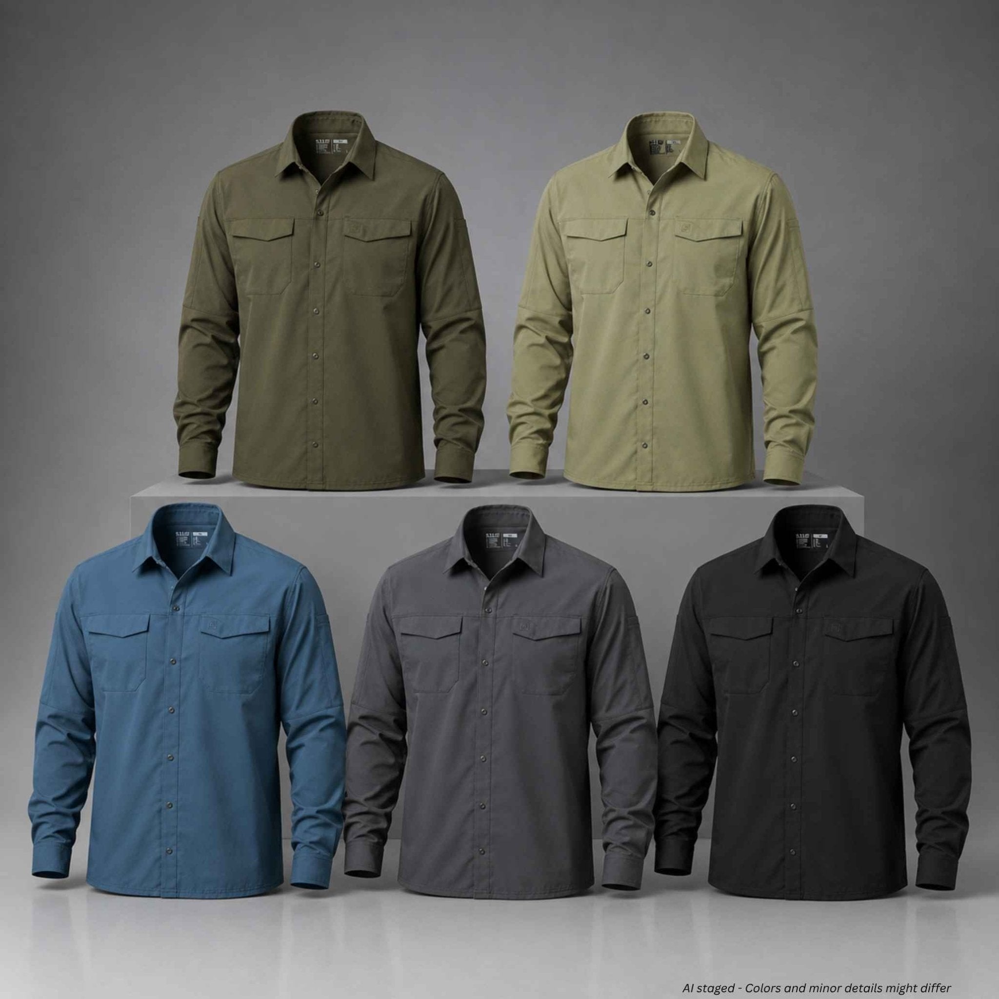 5.11 Tactical Freedom Flex Woven Long Sleeve Shirt 72417 - WCUniforms