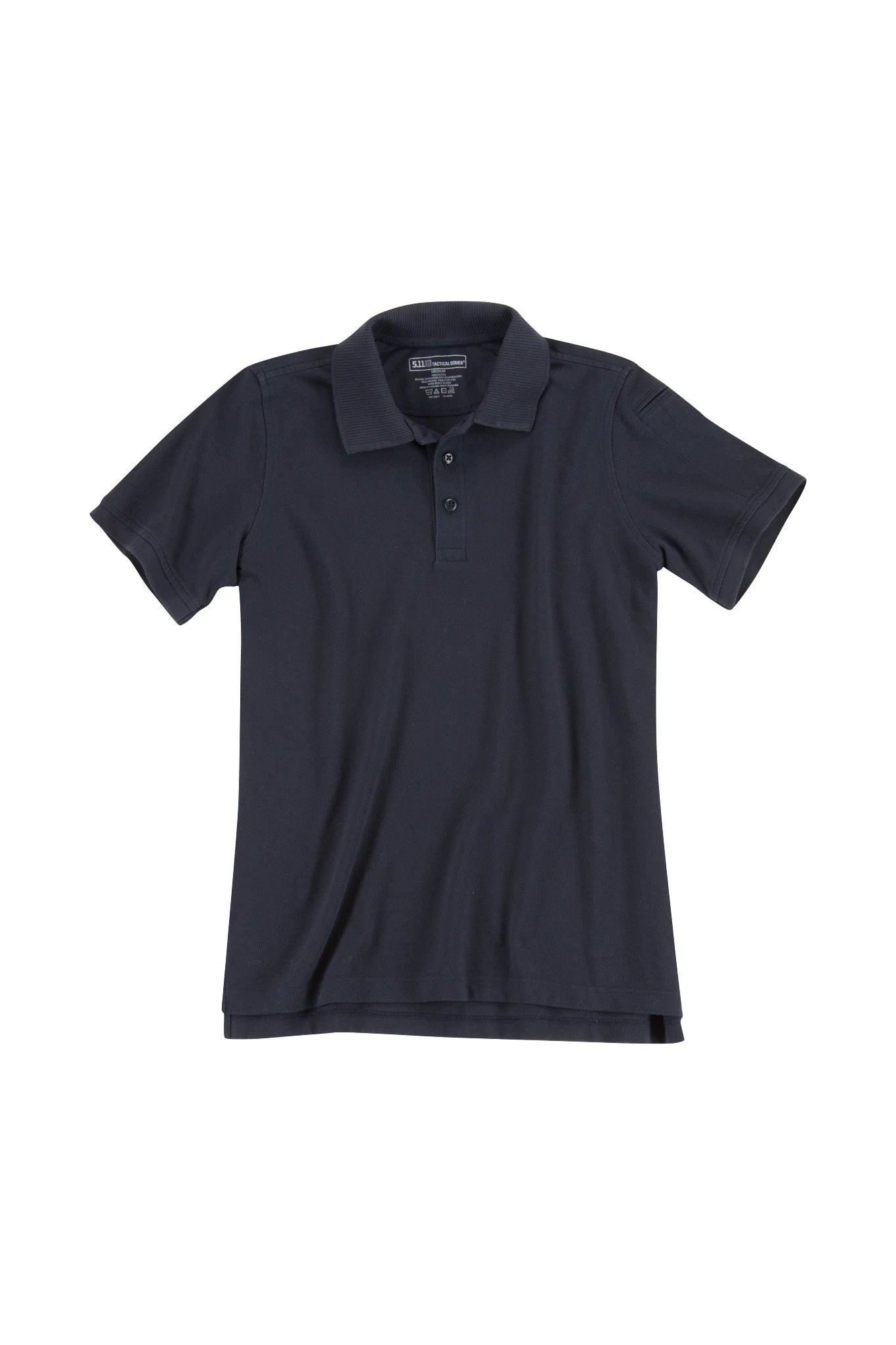 5.11 Women's Professional Polo 61166 in Dark Navy, flat front view