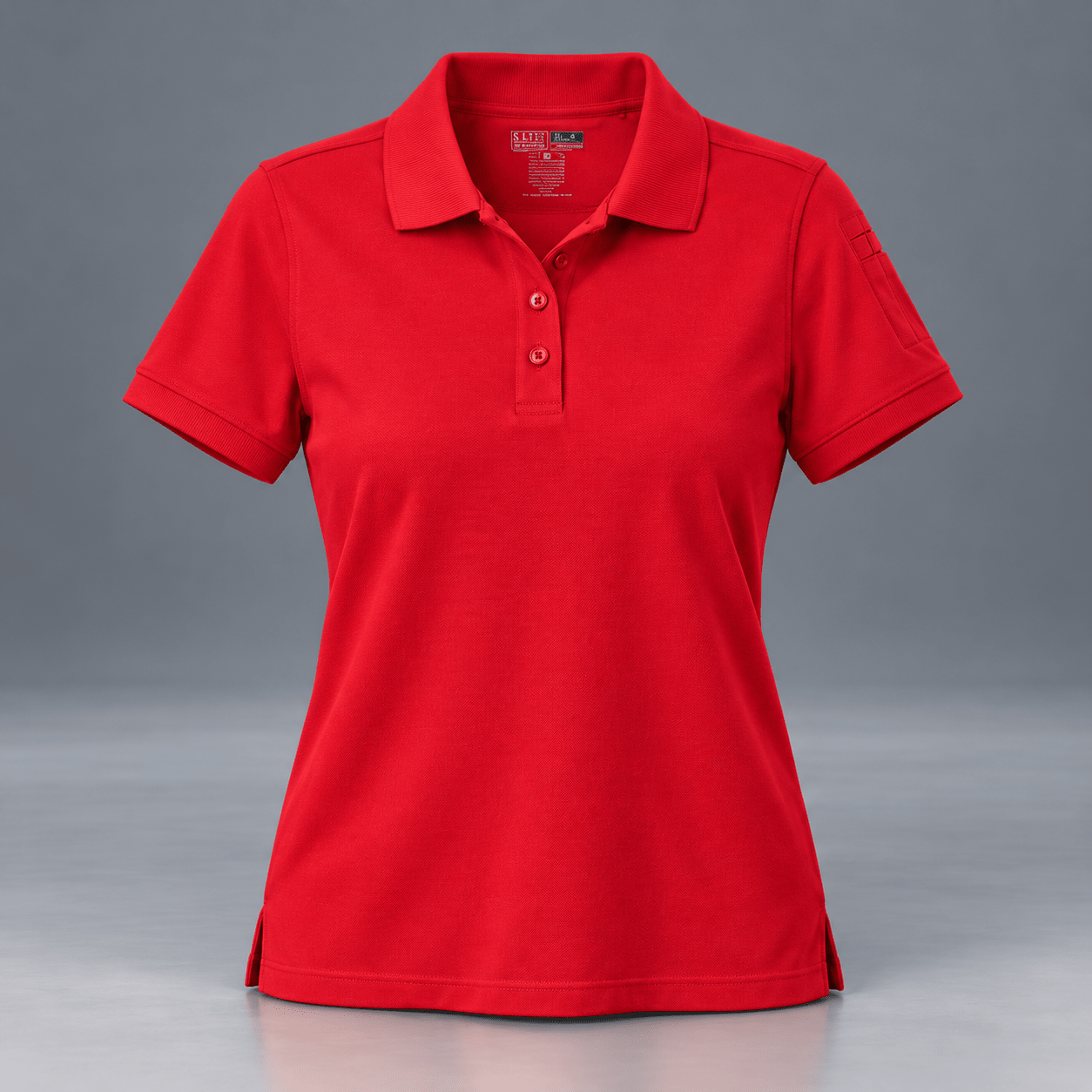 5.11 Women's Professional Pique Polo 61166 in Red, front view