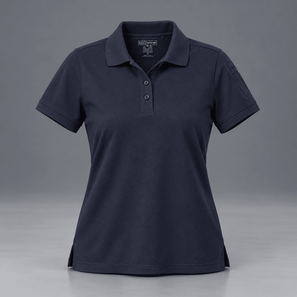5.11 Women's Professional Pique Polo 61166 in Dark Navy, front view