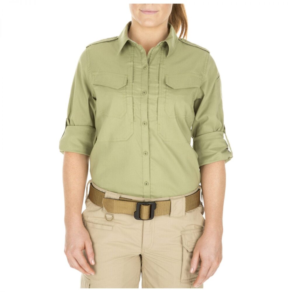 5.11 Tactical Women’s Spitfire Shooting Shirt 62377 – Mosstone, L -