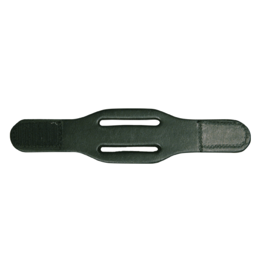 Boston Leather 1.75" Double Slotted Belt Keeper Hook and Loop 5454